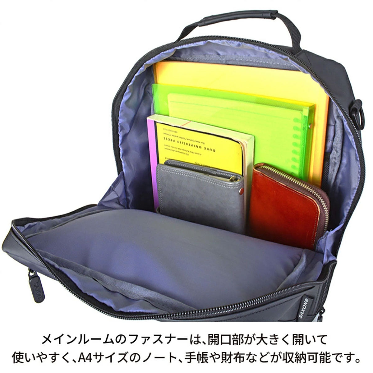 SAXON ネオガード 縦型 ショルダーバッグ ブラック 5241 L