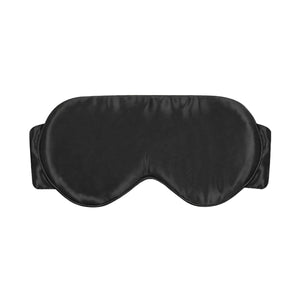 シルク アイマスク 睡眠 旅行 リラックス ブラック