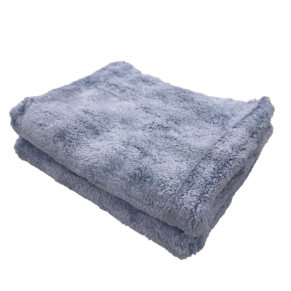 マイクロファイバーフェイスタオル　２枚セット　ブルー