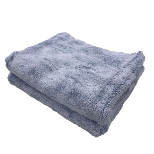 マイクロファイバーフェイスタオル　２枚セット　ブルー