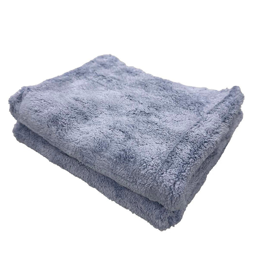 マイクロファイバーフェイスタオル　２枚セット　ブルー