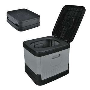 非常用　折りたたみ式簡易トイレ グレー