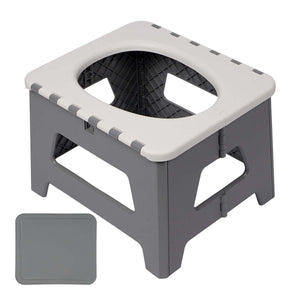 スツール簡易トイレ　グレー