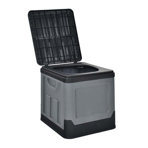 防災用　抗菌簡易トイレ　１２回分　グレー