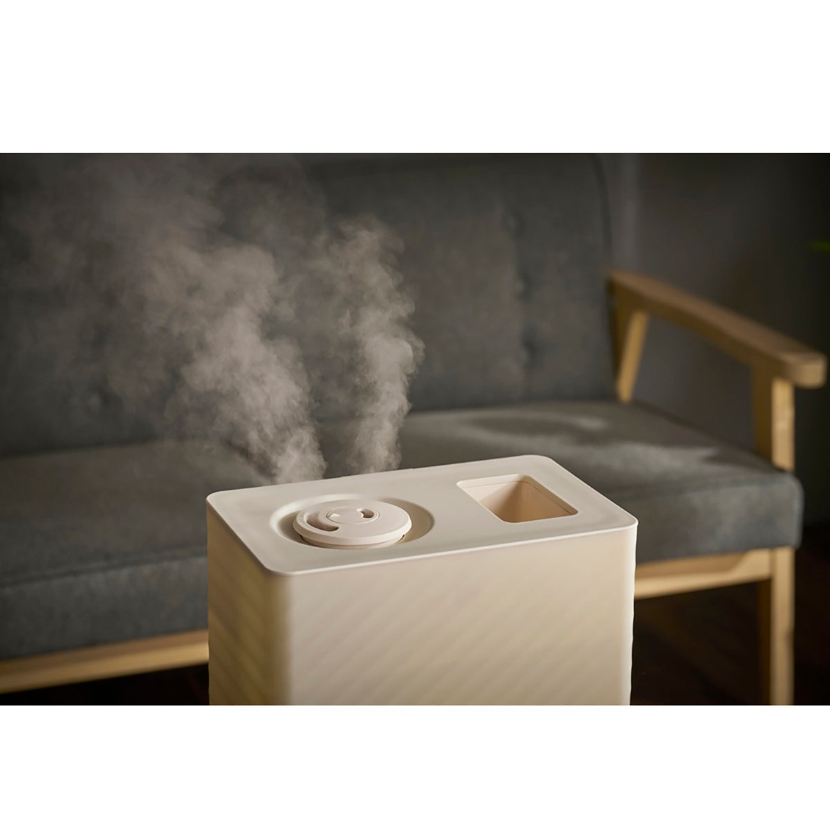 上部給水式ハイブリッド加湿器 ERU MOIST PLUS（エルモイストプラス）　アイボリー