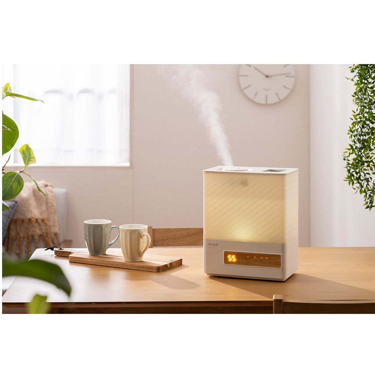 上部給水式ハイブリッド加湿器 ERU MOIST PLUS（エルモイストプラス）　アイボリー