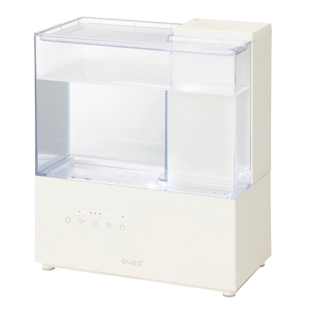 上部給水式スチーム加湿器 ERU MOIST CLEAR（エルモイスト クリア）　アイボリー