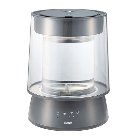 ガラススチーム加湿器　GLASS（グラス）　グレー