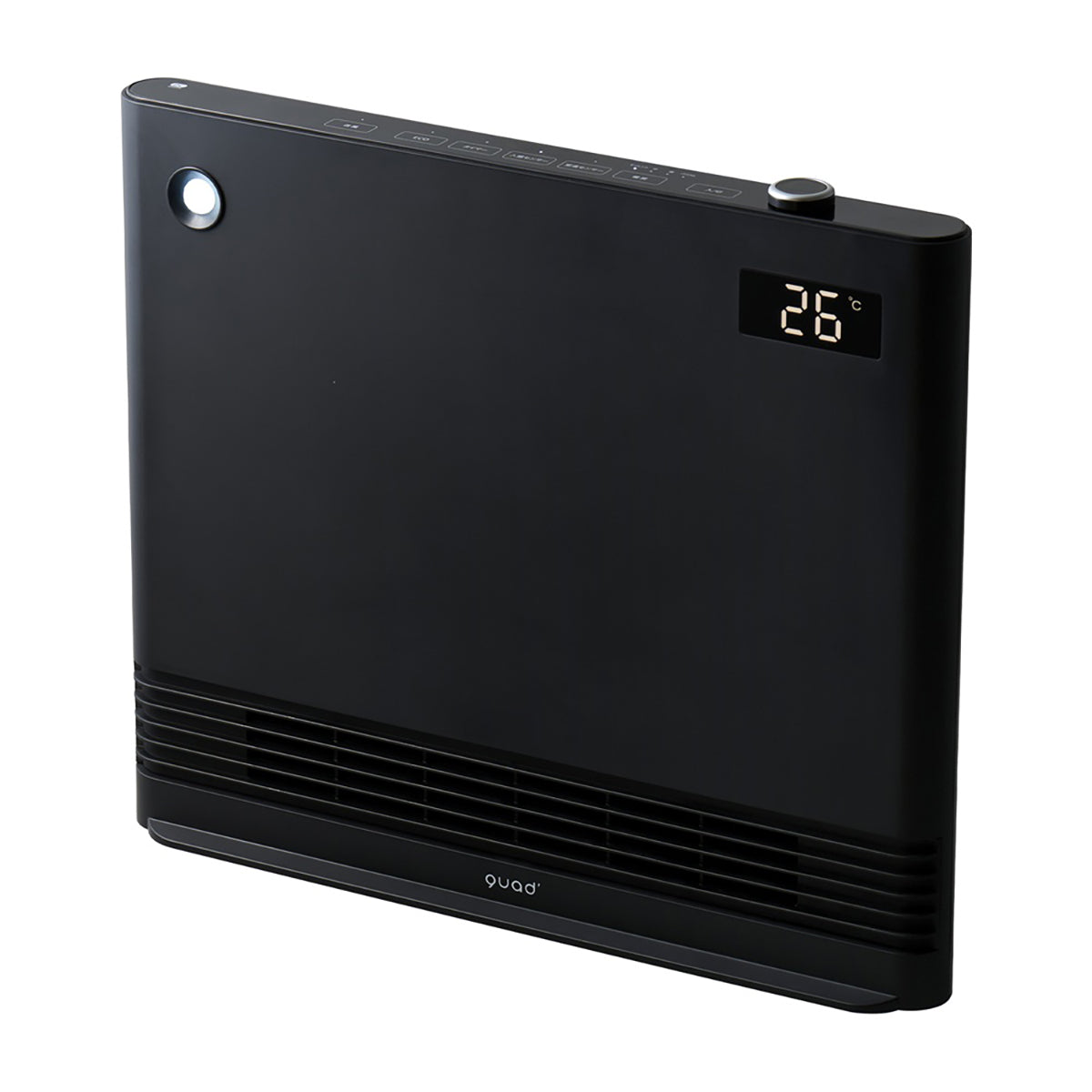 コンパクト横長1,500ワットサイレントヒーター 楽天市場】セラミックヒーター ファンヒーター 小型 人感センサー