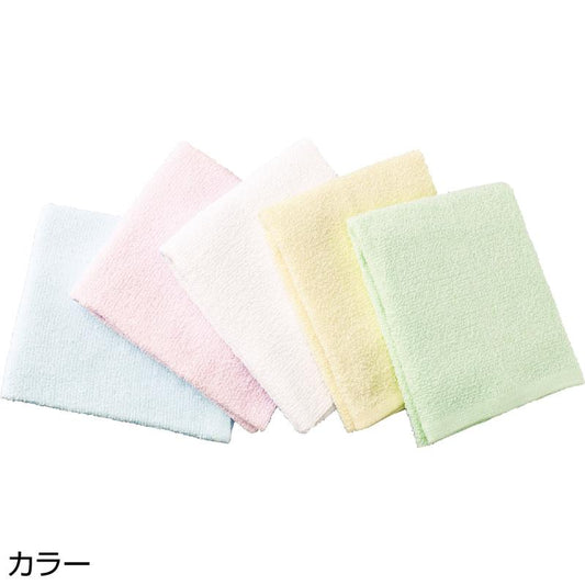 フェイスタオル(5枚組) 5色 約34×80cm