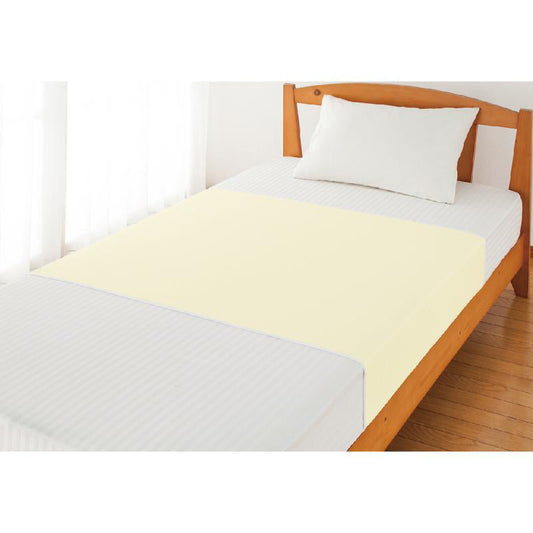 スムース防水シーツ(大) クリーム 145×90cm