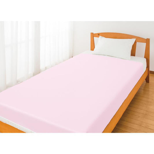 スムース防水シーツ(ダブル) ピンク 145×180cm