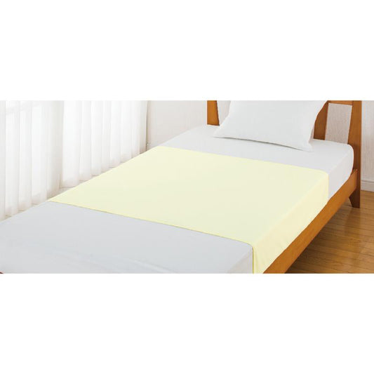 あんしん3層スムース防水シーツ クリーム 170×95cm