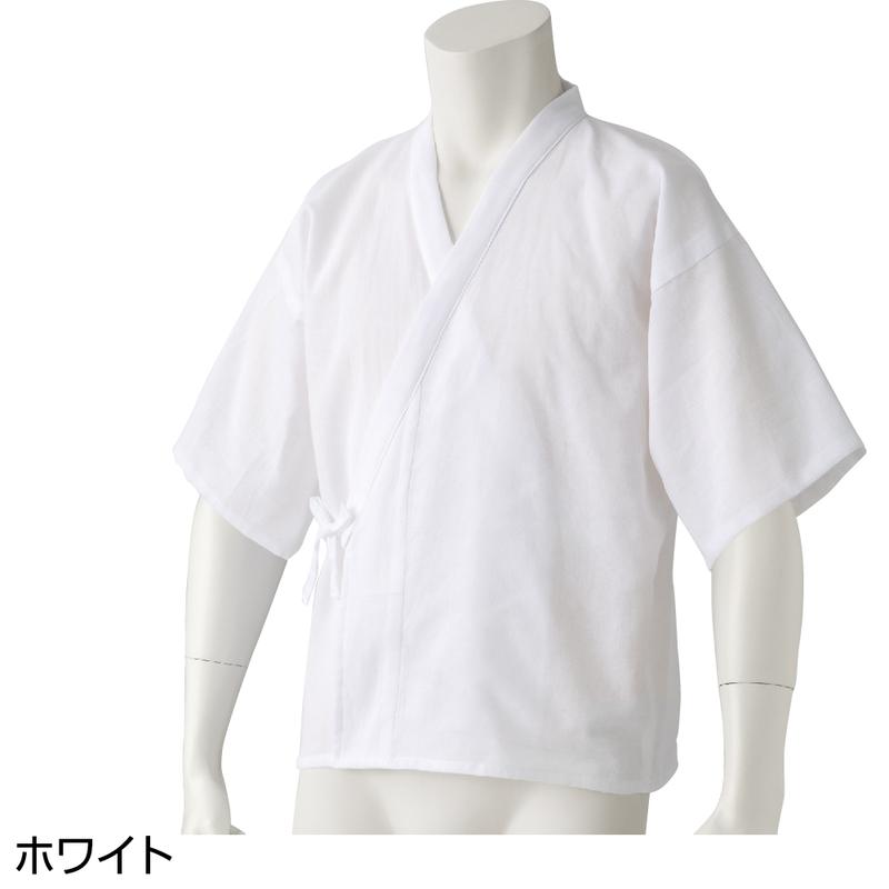 男女兼用ガーゼ肌着 ホワイト フリー