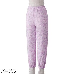すいとるパジャマパンツ(婦人) パープル ＬＬ