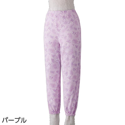 すいとるパジャマパンツ(婦人) パープル ＬＬ