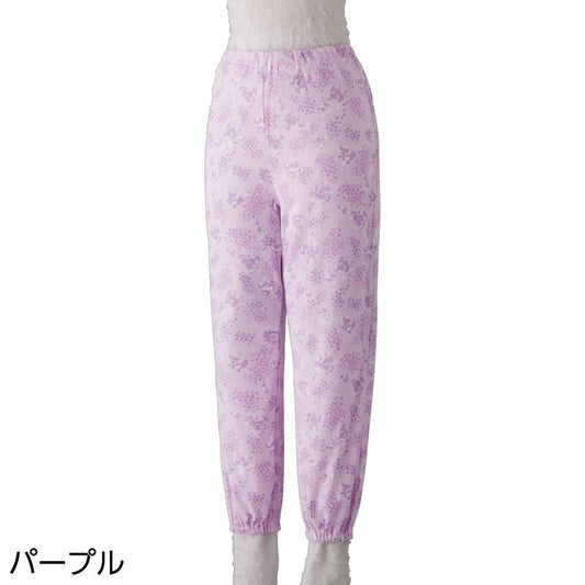 すいとるパジャマパンツ(婦人) パープル Ｌ