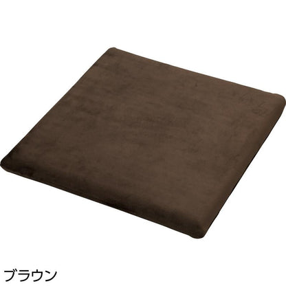 もちとろんシートクッション ブラウン 40×40×4cm