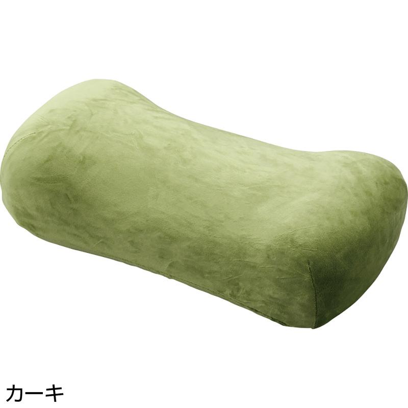 もちとろんサポートクッション カーキ 20×40×11cm