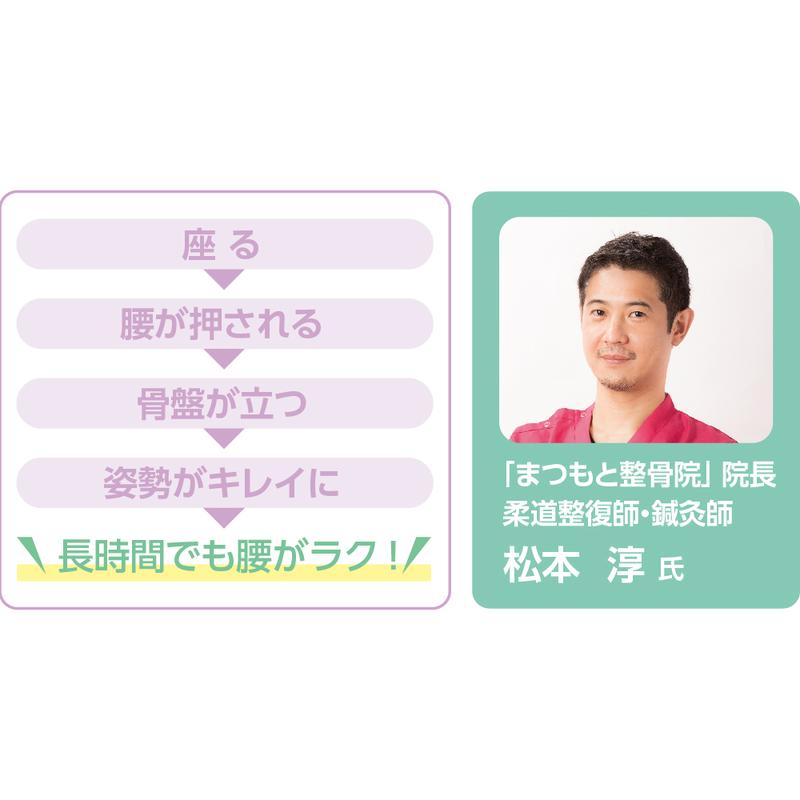 コシオスプレミアム 姿勢サポーター ブラック 32.5×36×32cm　ヒップ：約85～105cmまで