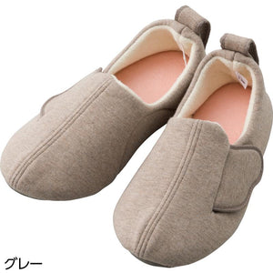 あゆみスリットベルト スリッパ グレー ＬＬ(25.0～26.0)