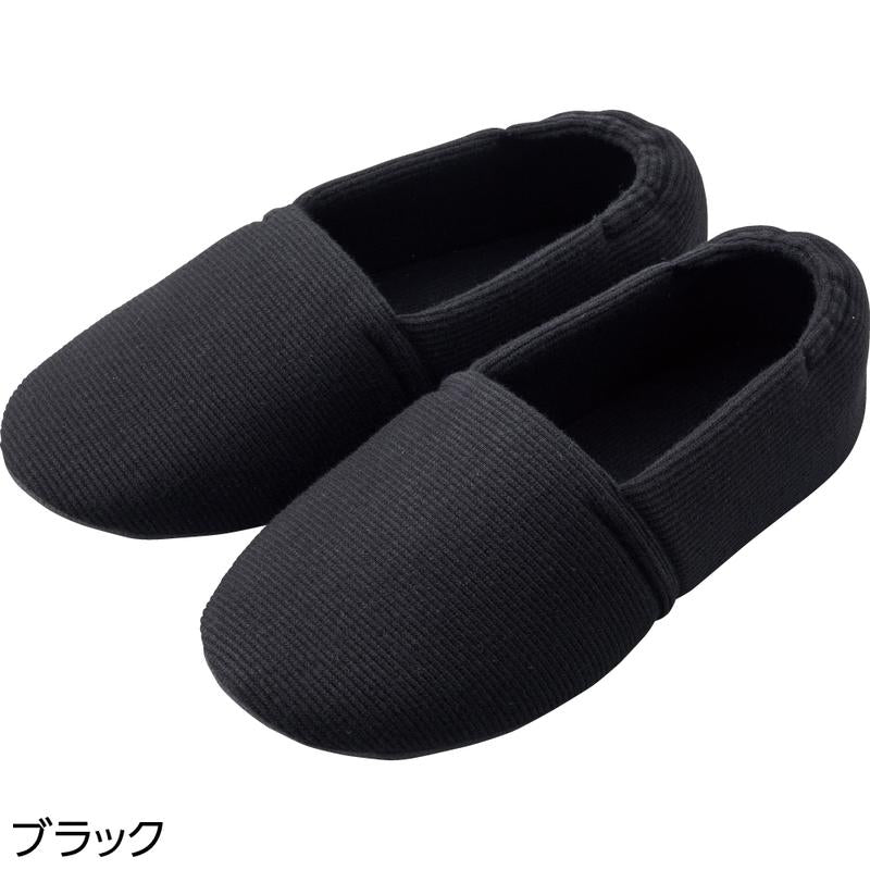 あゆみエスパド スリッパ ブラック Ｍ(22.0～23.0)