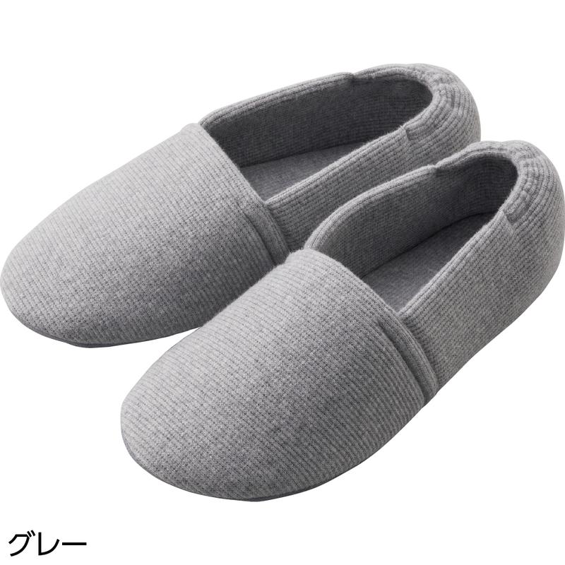 あゆみエスパド スリッパ グレー Ｍ(22.0～23.0)