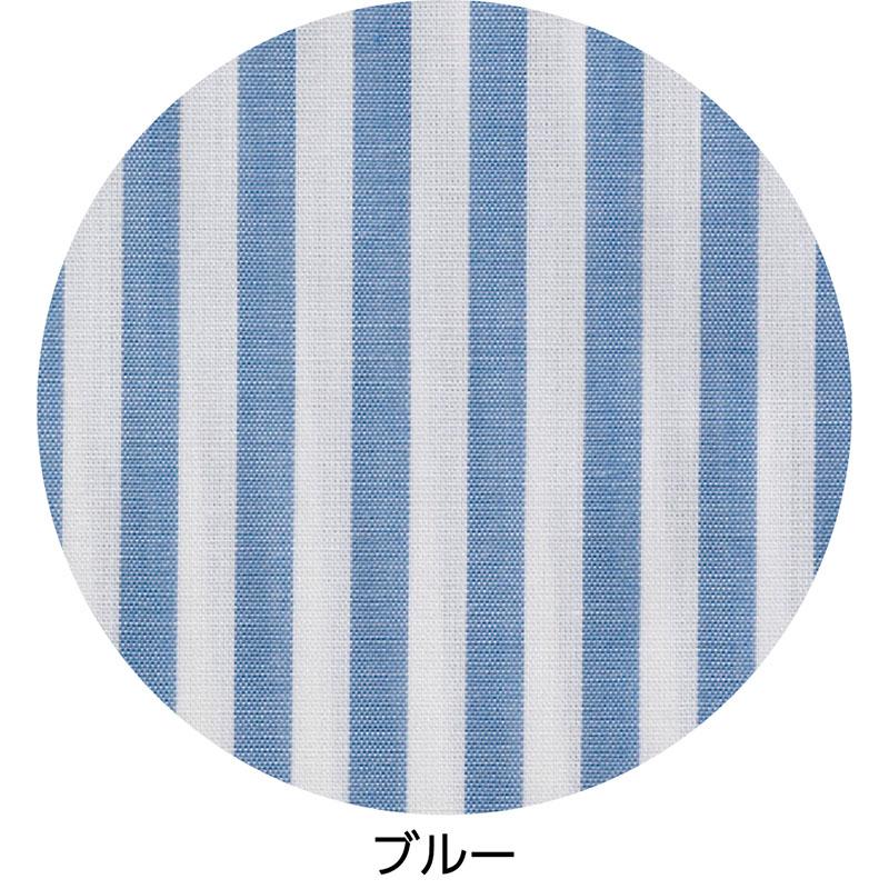 シャーリング衿ブラウス ブルー Ｍ