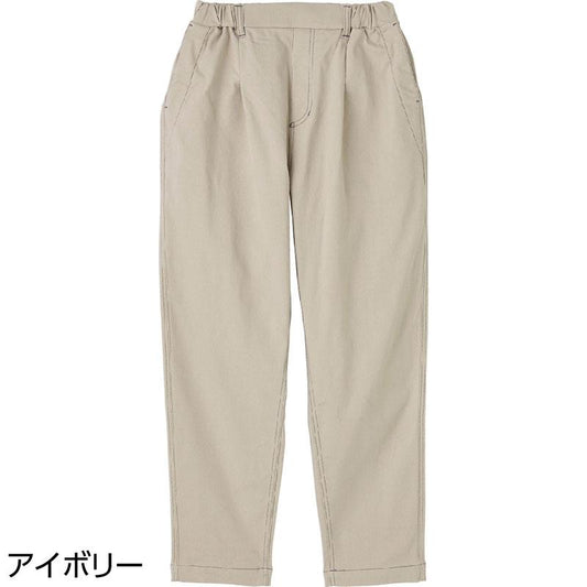 ストレッチテーパードパンツ アイボリー Ｍ