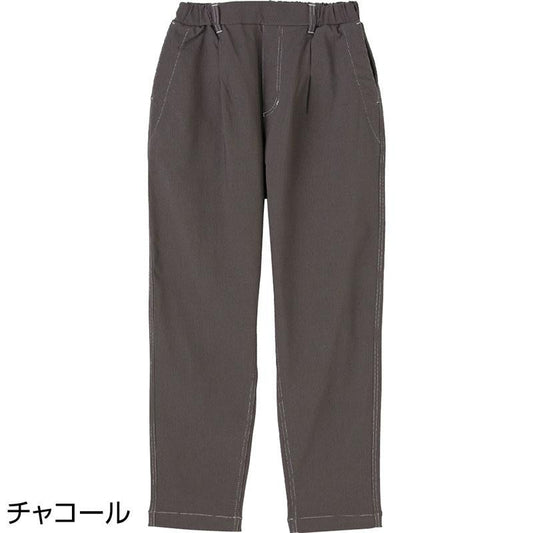 ストレッチテーパードパンツ チャコール Ｌ