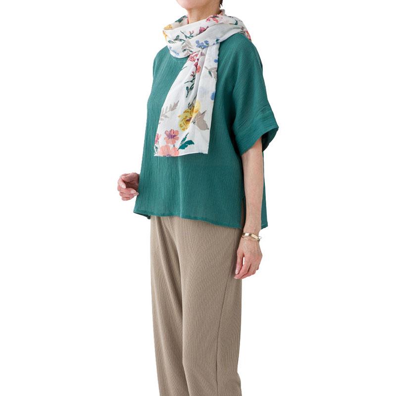 リブストレートパンツ ブラック Ｍ