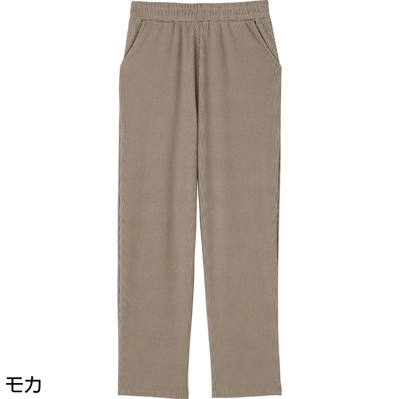 リブストレートパンツ モカ Ｍ