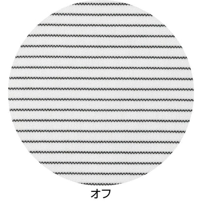 強撚ボーダー柄Ｔシャツ オフ Ｌ