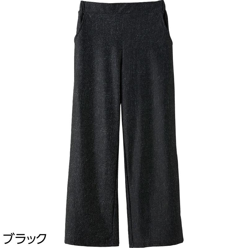 デニム調裏メッシュパンツ ブラック Ｍ(股下60cm)