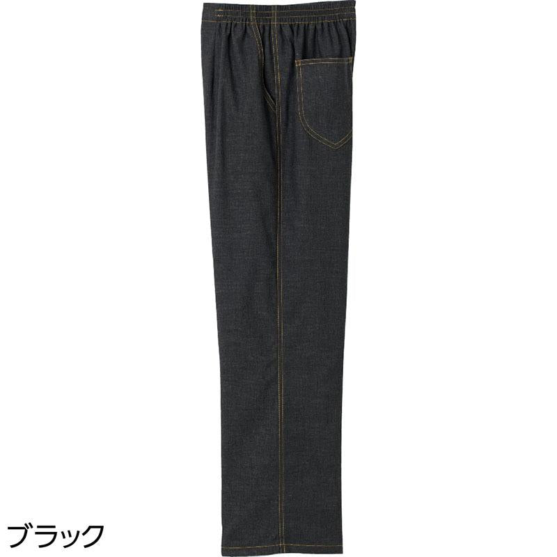 紀州染綿混カジュアルパンツ ブラック Ｌ
