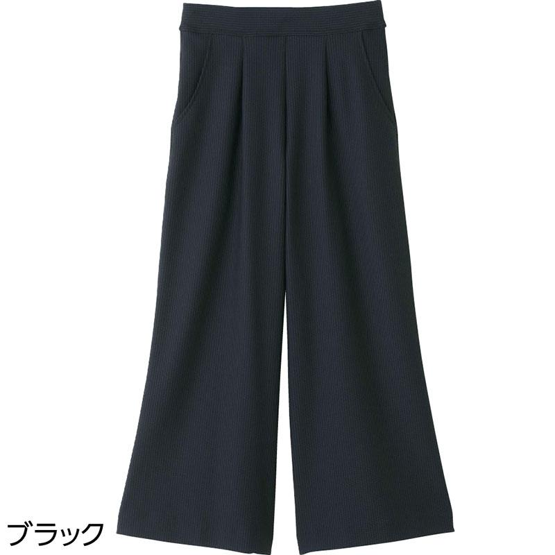 ストライプワイドパンツ ブラック Ｍ