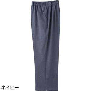 おりなす栃尾楊柳フリーパンツ ネイビー 3Ｌ