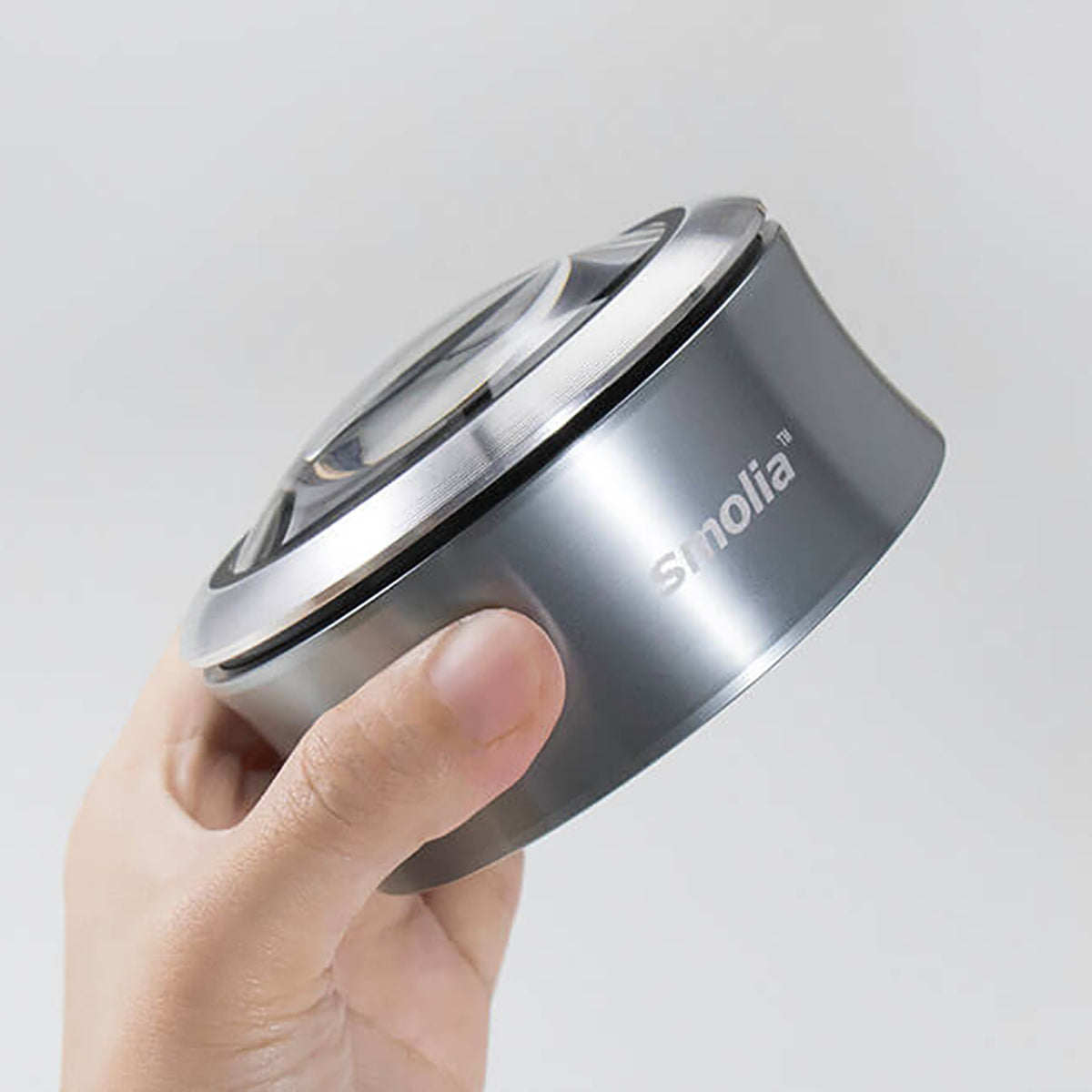 LED拡大鏡 充電式 smolia ルミナ グレー