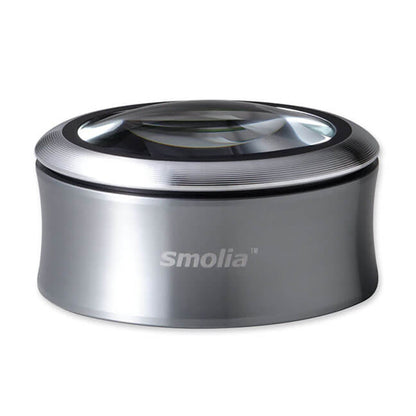 LED拡大鏡 充電式 smolia ルミナ グレー