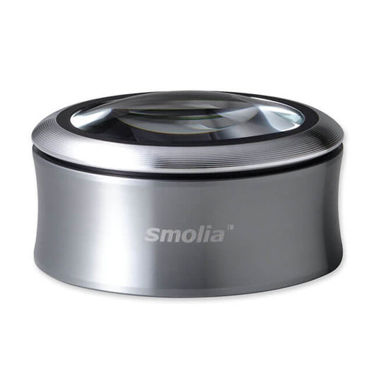 LED拡大鏡 充電式 smolia ルミナ グレー