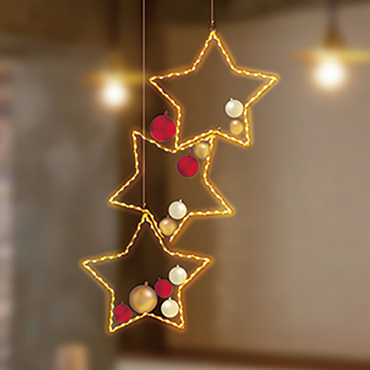 LEDファンタジックジュエリー イルミネーション 飾り スター