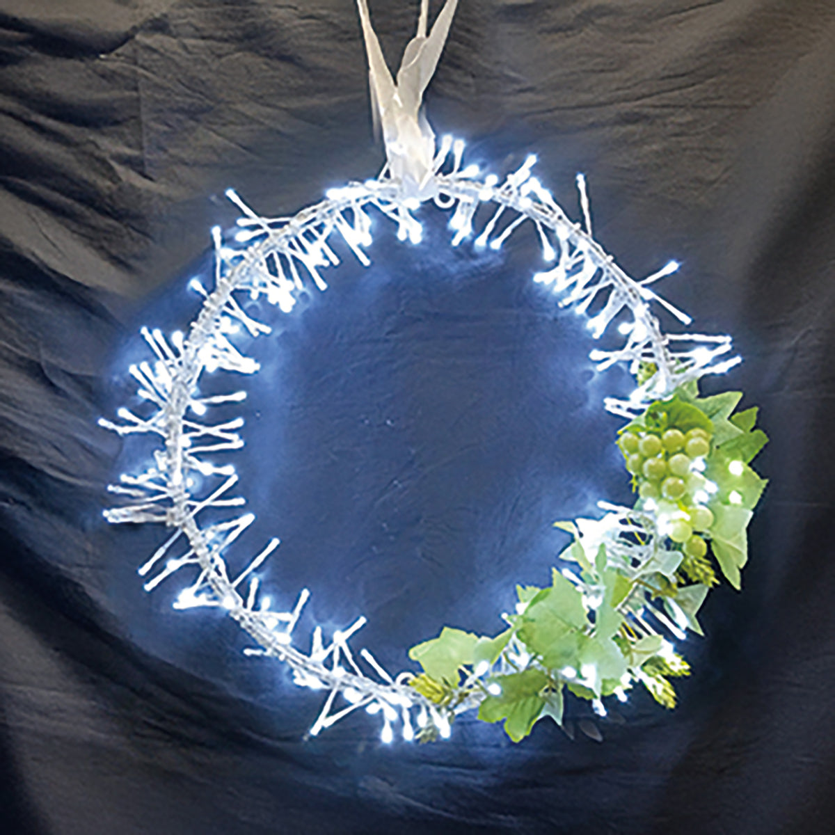 LEDプレンティリース イルミネーション 飾り 450Φ ホワイト