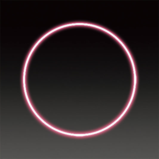 LEDフレキシ リング イルミネーション 飾り ピンク(特大)