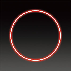 LEDフレキシ リング イルミネーション 飾り レッド(小)
