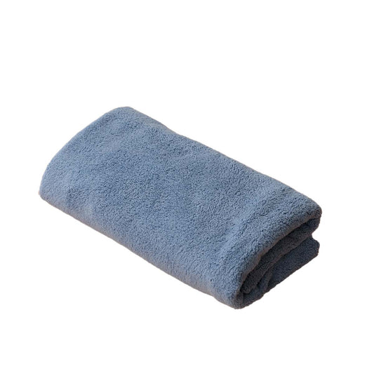 バスタオル　ブルー