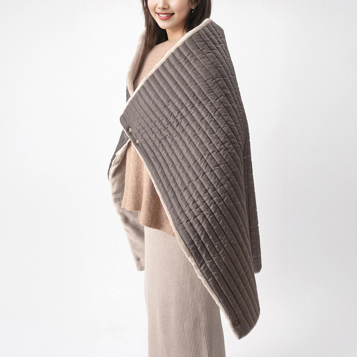 サーマラップ　ブランケット　ライン　ブラック