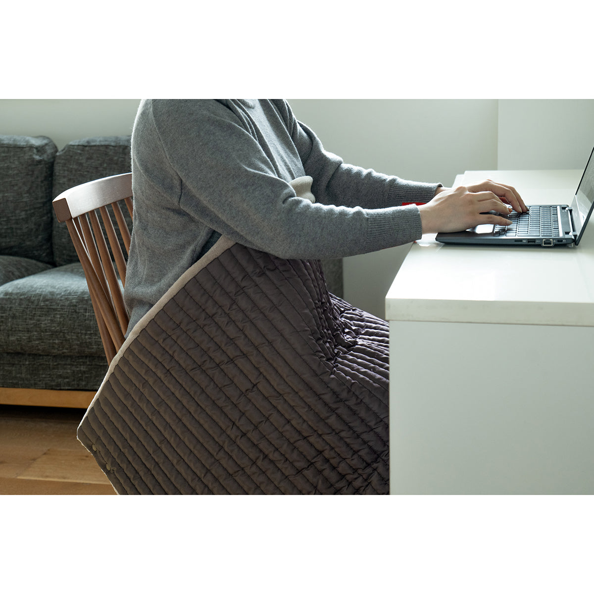 サーマラップ　ブランケット　ライン　ブラック