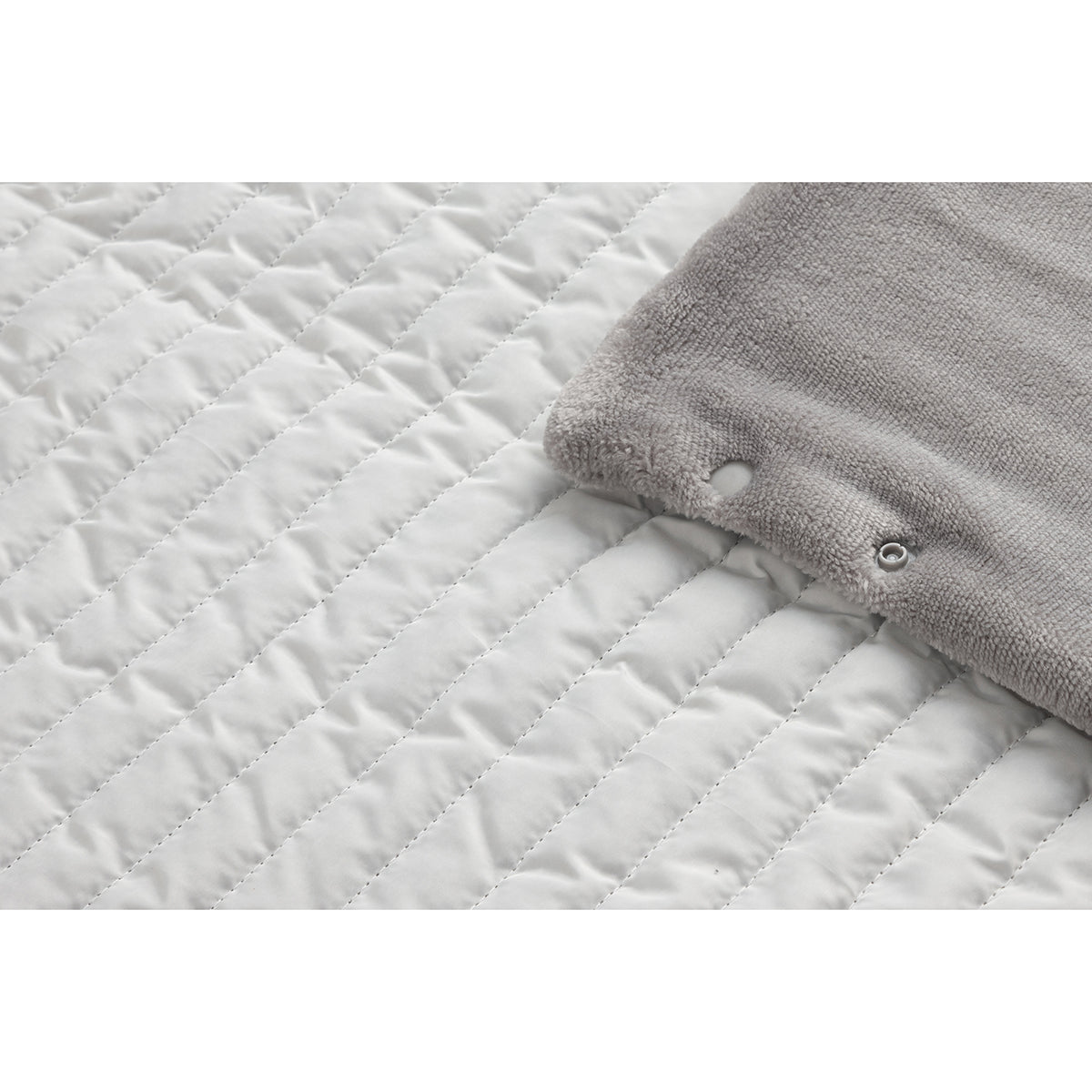 サーマラップ　ブランケット　ライン　シルバーホワイト