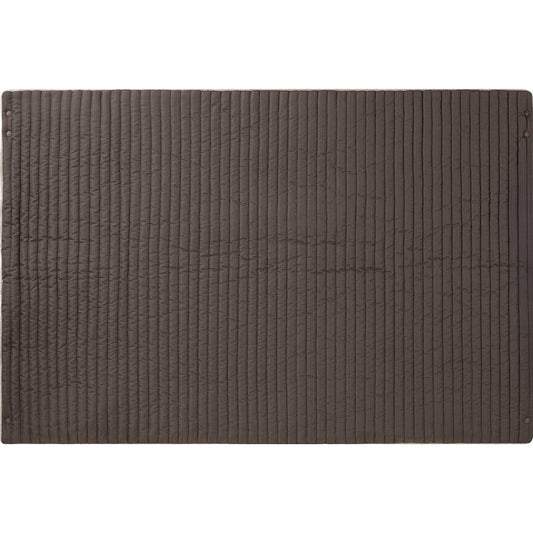 サーマラップ　ブランケット　ライン　チャコール