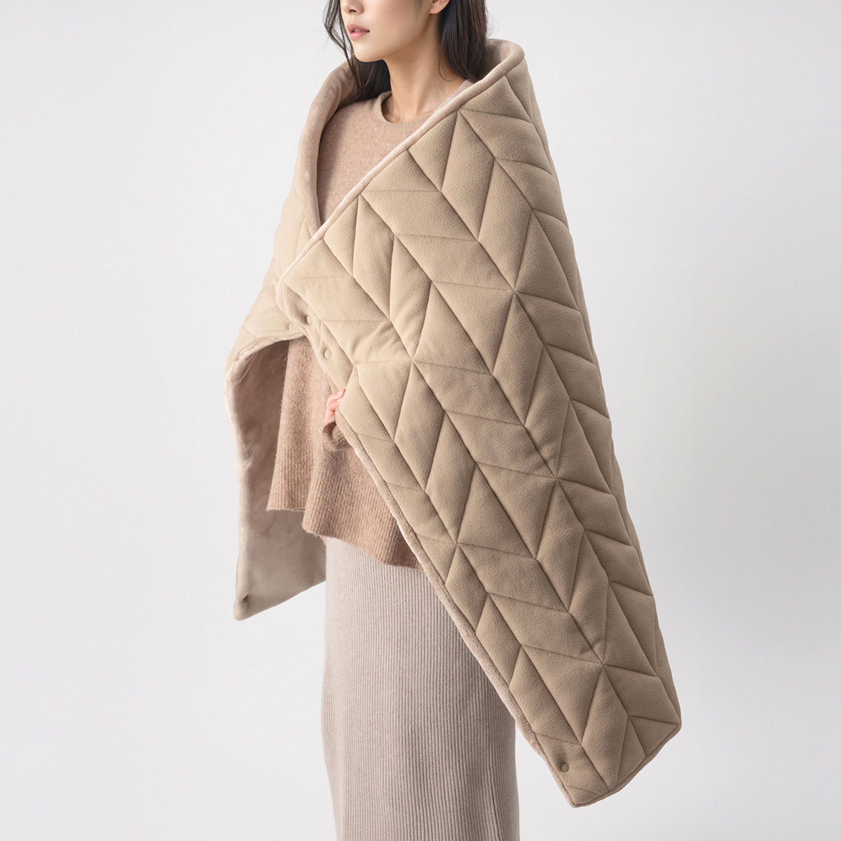 サーマラップ　ブランケット　オリガミ　ブラック